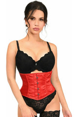 Daisy Corsets Lavish Red Satin Mini Cincher - Daisy Corsets