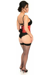 Daisy Corsets Lavish Red Satin Mini Cincher - Daisy Corsets