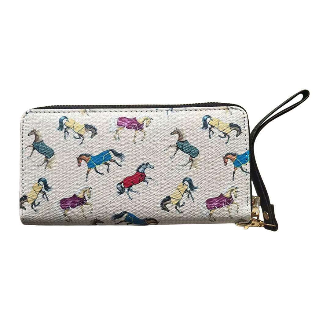 Awst Int'l Lila Horses In Blankets Clutch Wallet - Breeches.com - Flyclothing LLC