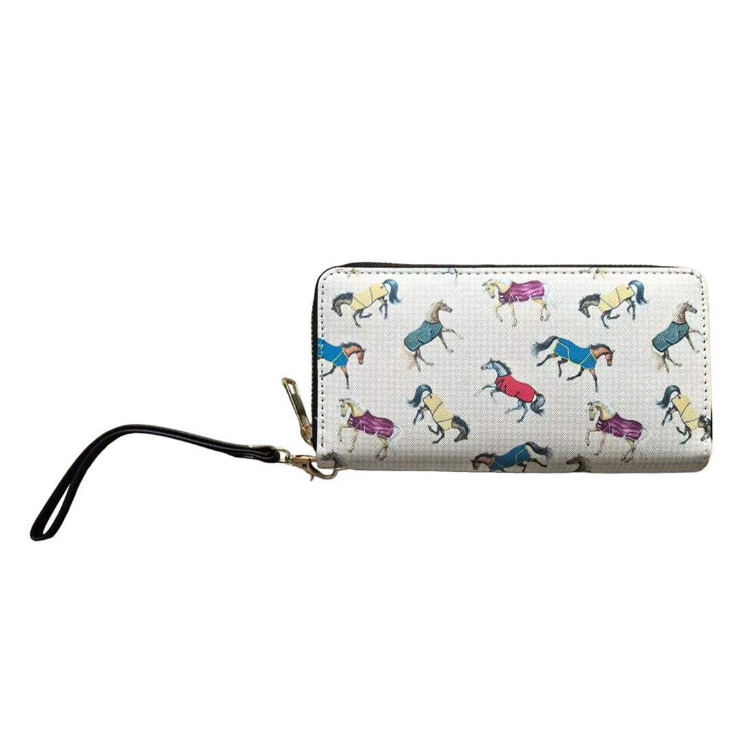 Awst Int'l Lila Horses In Blankets Clutch Wallet - Breeches.com - Flyclothing LLC