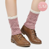 Lace Trim Knit Leg Warmer Boot Topper - Madeline Love - Flyclothing LLC