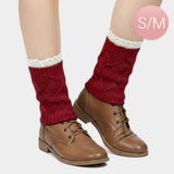 Lace Trim Knit Leg Warmer Boot Topper - Madeline Love - Flyclothing LLC