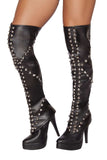 Roma Costume Spiked Studded Leggings - Roma Costume - Flyclothing LLC