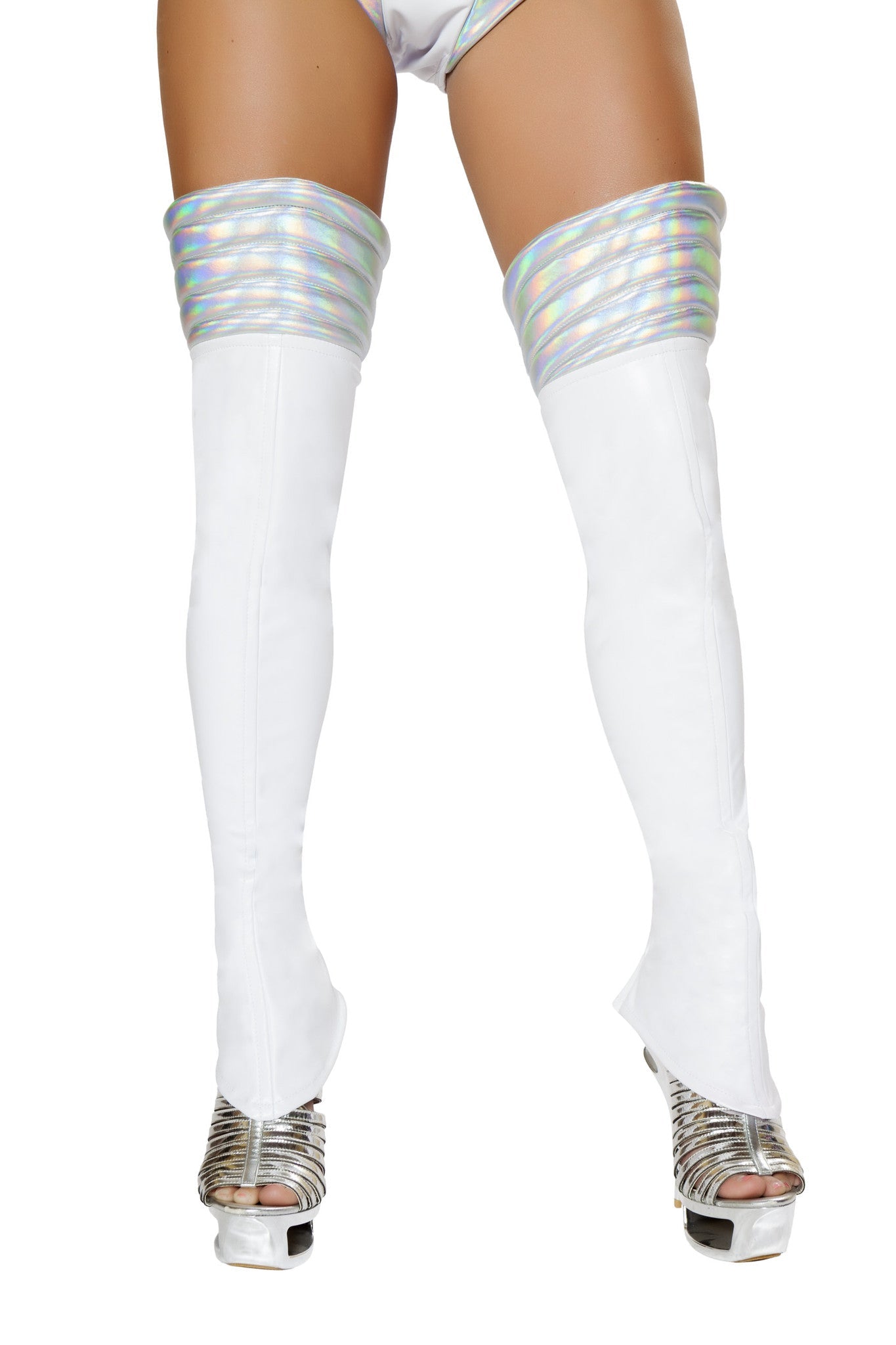 Roma Costume White Space Girl Leggings Costume LW4739 - Roma Costume - Flyclothing LLC