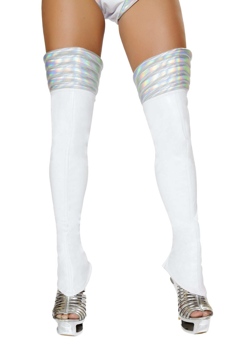 Roma Costume White Space Girl Leggings - Roma Costume - Flyclothing LLC