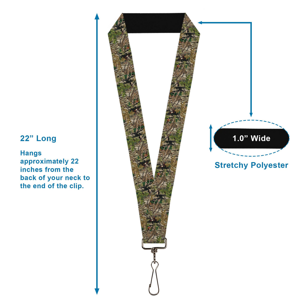 Lanyard - 1.0" - Hunting Camo