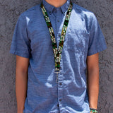 Lanyard - 1.0" - FAFO FUCK AROUND & FIND OUT Stencil Camo White