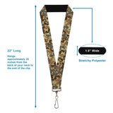 Lanyard - 1.0" - Mud Flap Girls Camo Browns