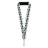 Lanyard - 1.0" - The Apothecary Diaries Chibi Maomao Expressions Flip White