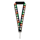 Lanyard - 1.0" - South Park Boys Face Repeat Black - Buckle-Down - Flyclothing LLC