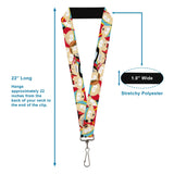 Lanyard - 1.0" - South Park Cartman Expressions Stacked - Buckle-Down - Flyclothing LLC