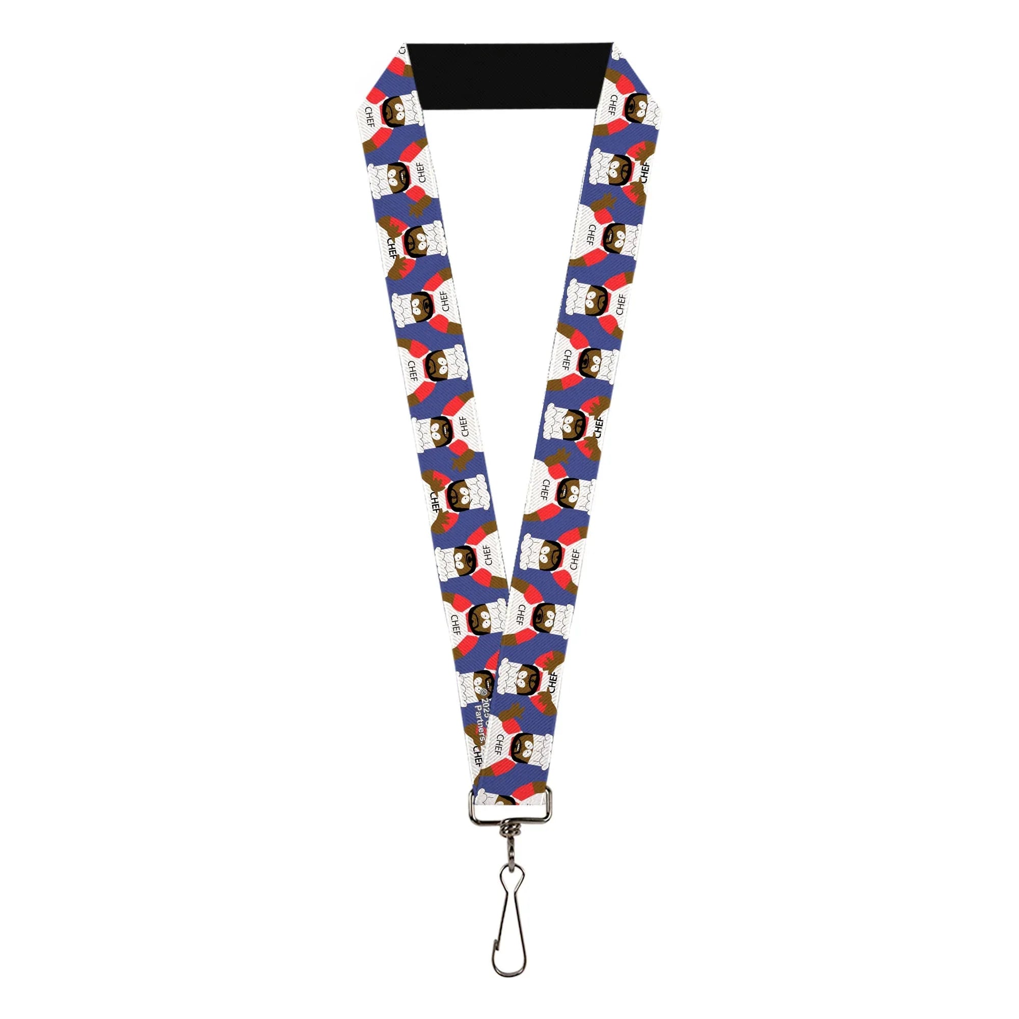 Lanyard - 1.0" - South Park Chef Pose Flips Blue - Buckle-Down - Flyclothing LLC