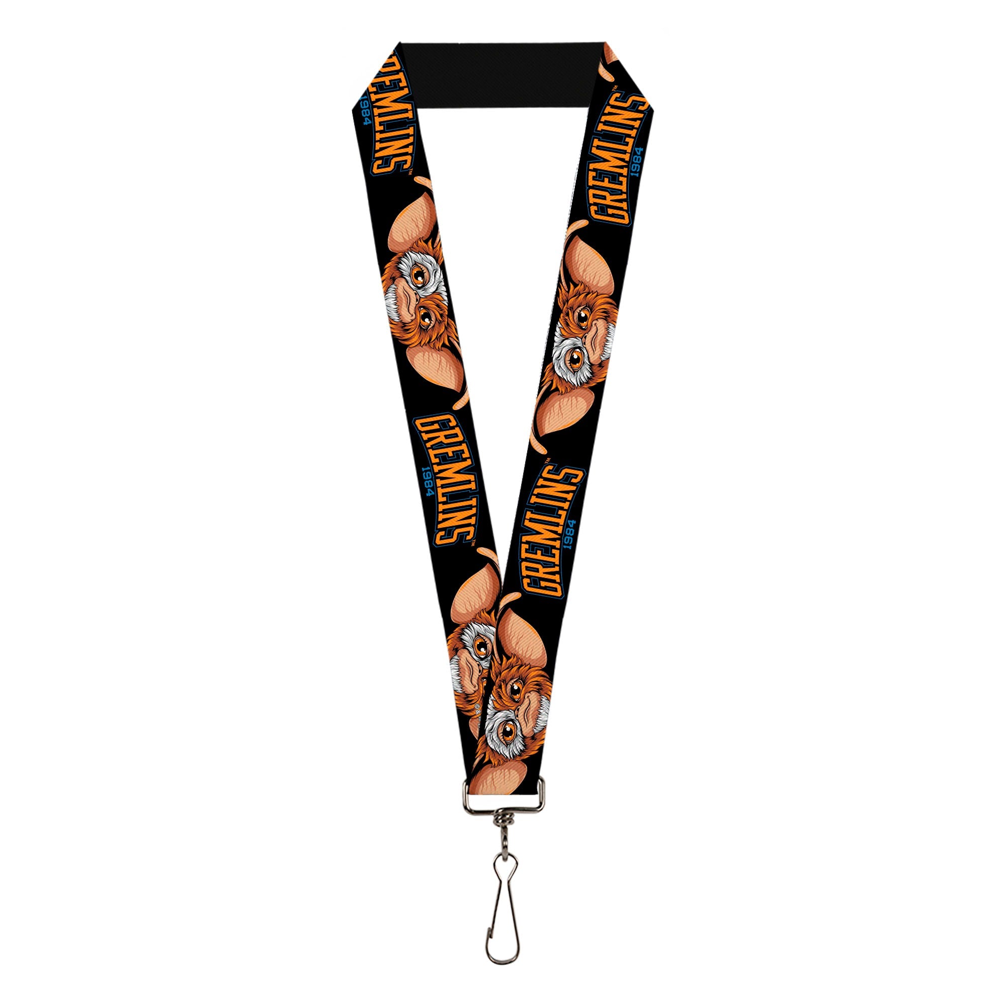 Lanyard - 1.0" - GREMLINS 1984 Gizmo Face Close-Up Black