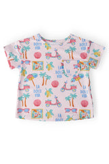La Dolce Vita Ruffle Pocket Tee - Mila & Rose ® - Flyclothing LLC