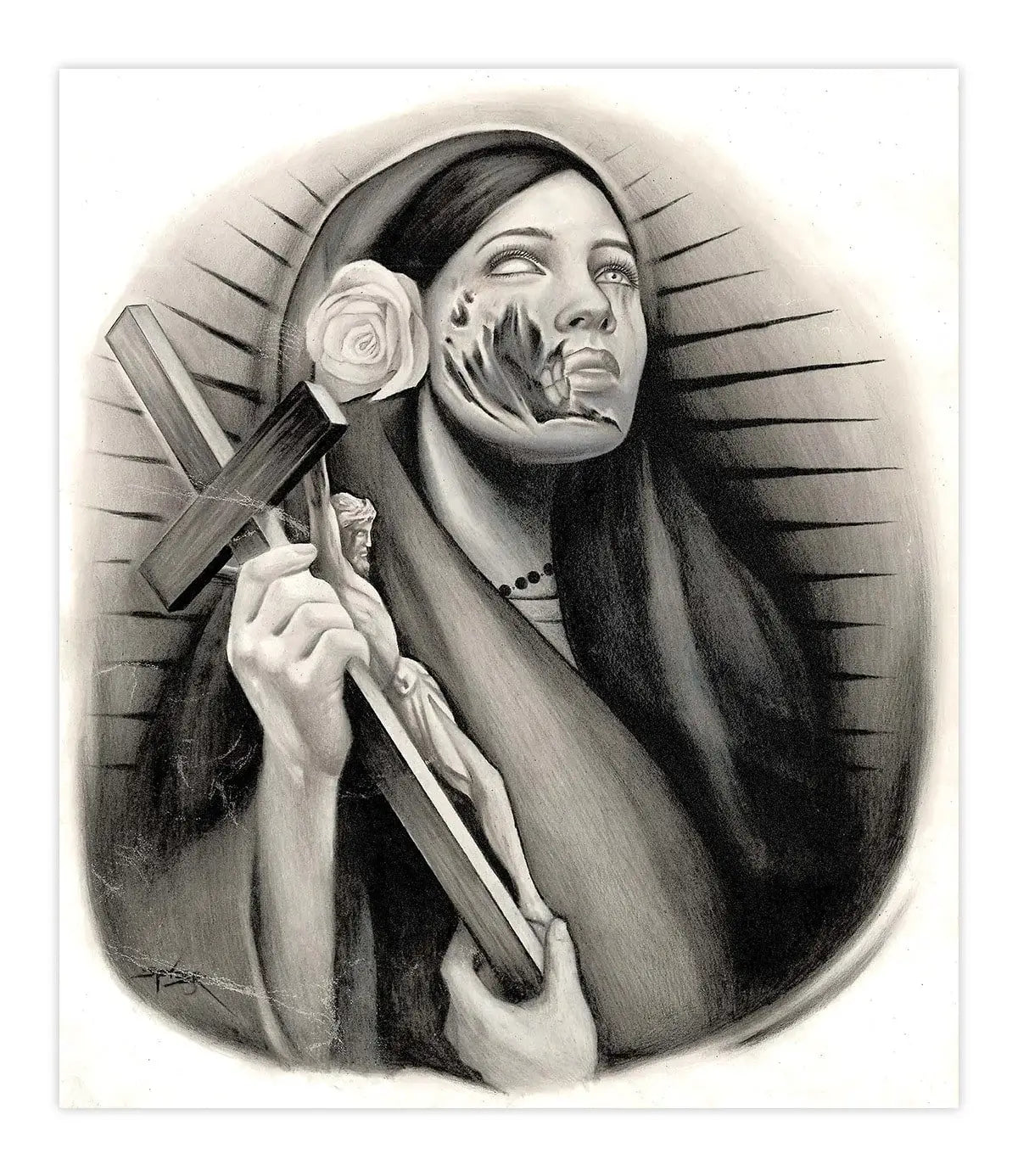 Black Market Art Company La Llorona Print - Black Market Art Company - Flyclothing LLC