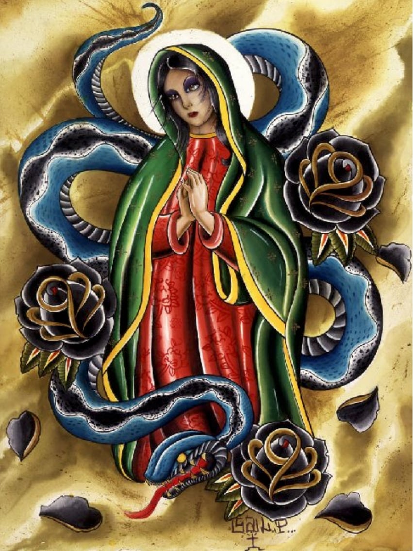 Black Market Art Company La Virgen Print