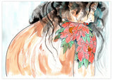 Black Market Art Company Lady Tattooed & Lady Botan Print