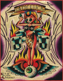 Black Market Art Company Lady Luck Print