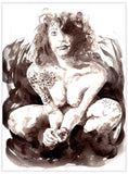 Black Market Art Company Lady Spider Mum Print