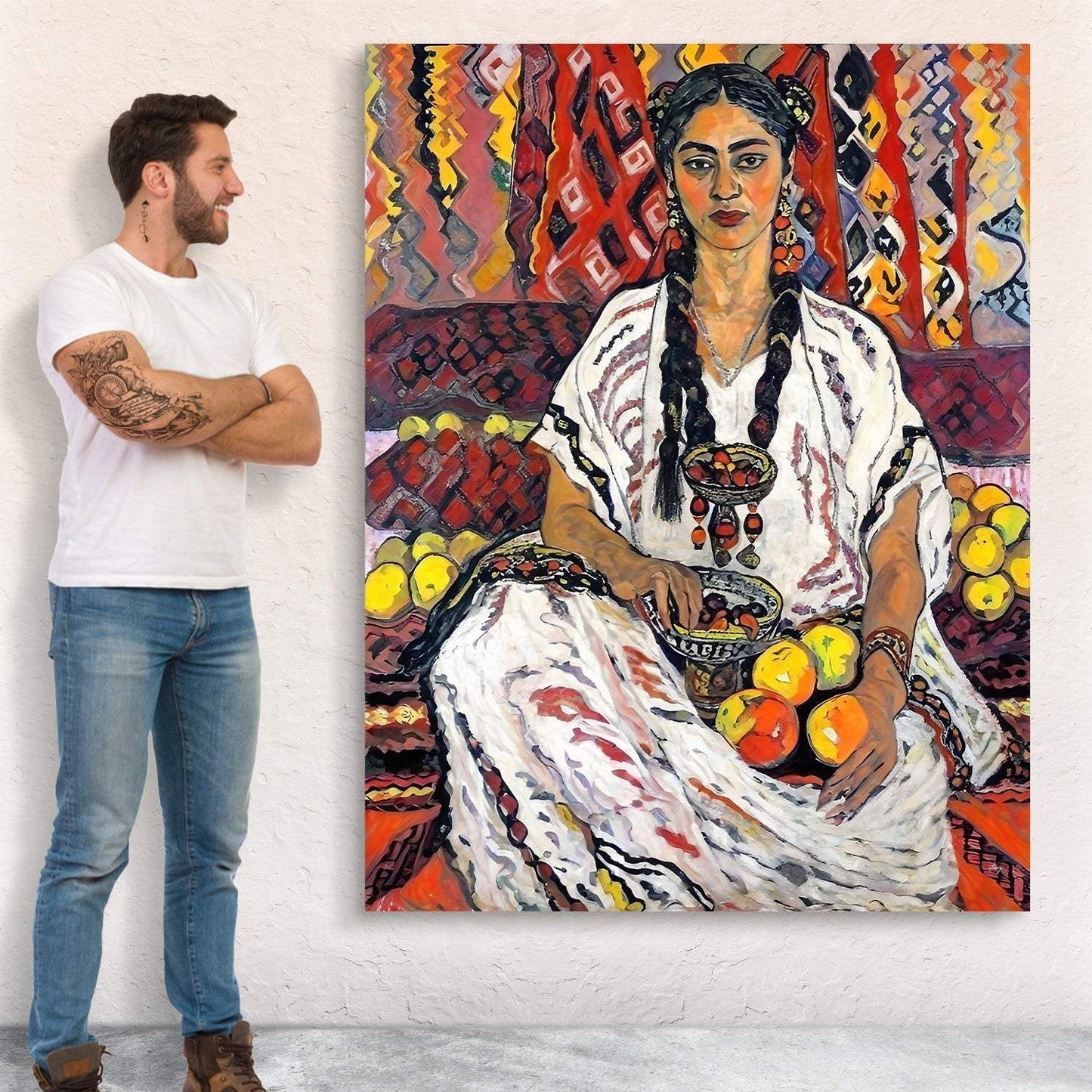 Canvas Print: "Lady Her" - Tailored Canvases - Flyclothing LLC