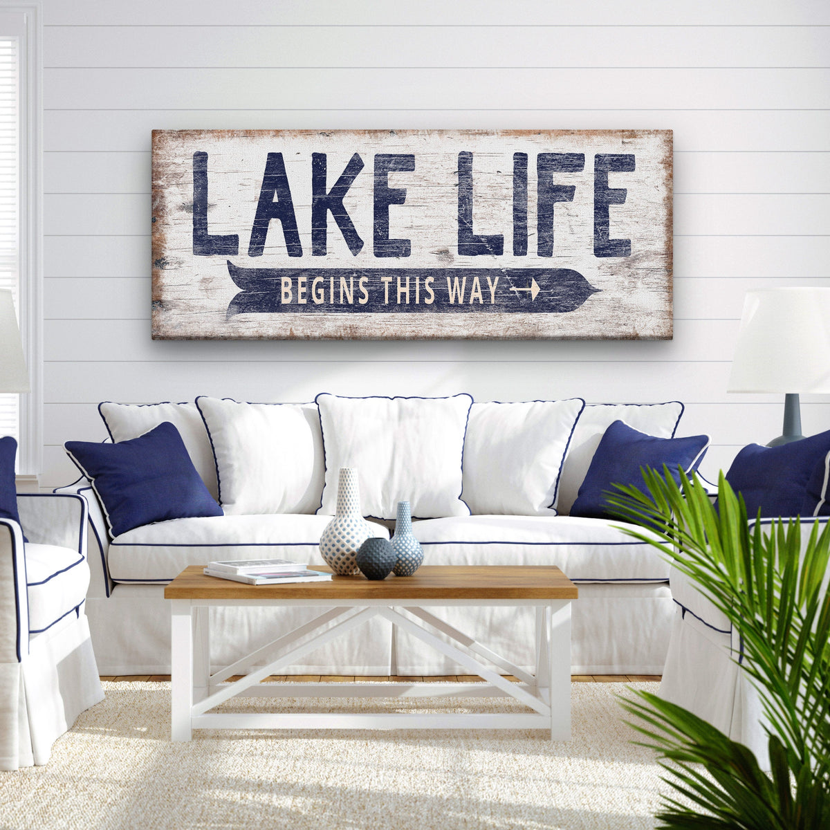 Personalized Lake Life Customizable Sign - Off The Square Designs - Flyclothing LLC