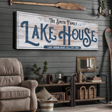 Personalized Lake House Sign III - Tailored Canvases - Flyclothing LLC