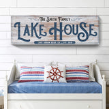 Personalized Lake House Sign III - Tailored Canvases - Flyclothing LLC