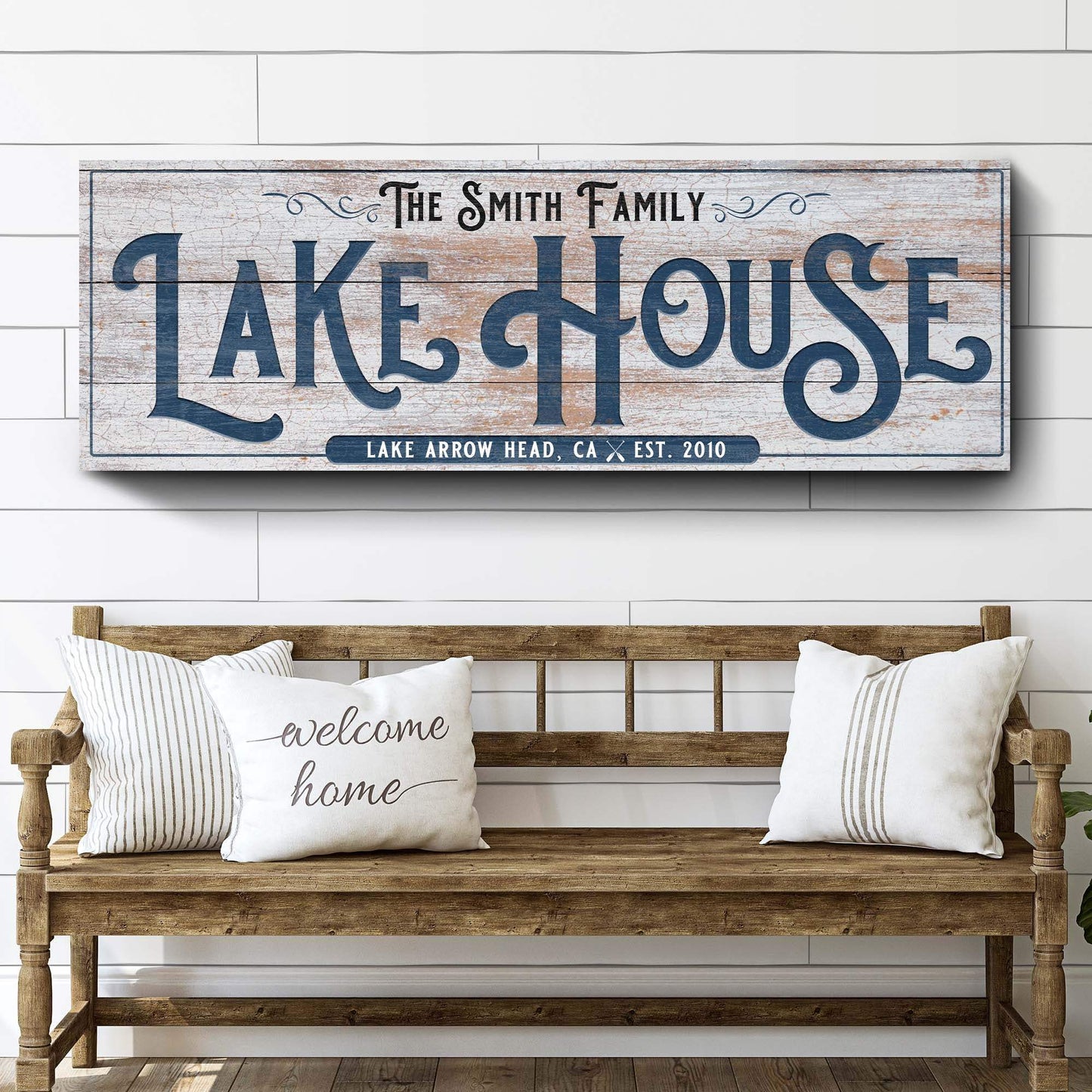 Personalized Lake House Sign III - Tailored Canvases - Flyclothing LLC
