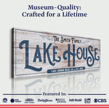 Personalized Lake House Sign III - Tailored Canvases - Flyclothing LLC