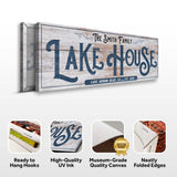 Personalized Lake House Sign III - Tailored Canvases - Flyclothing LLC