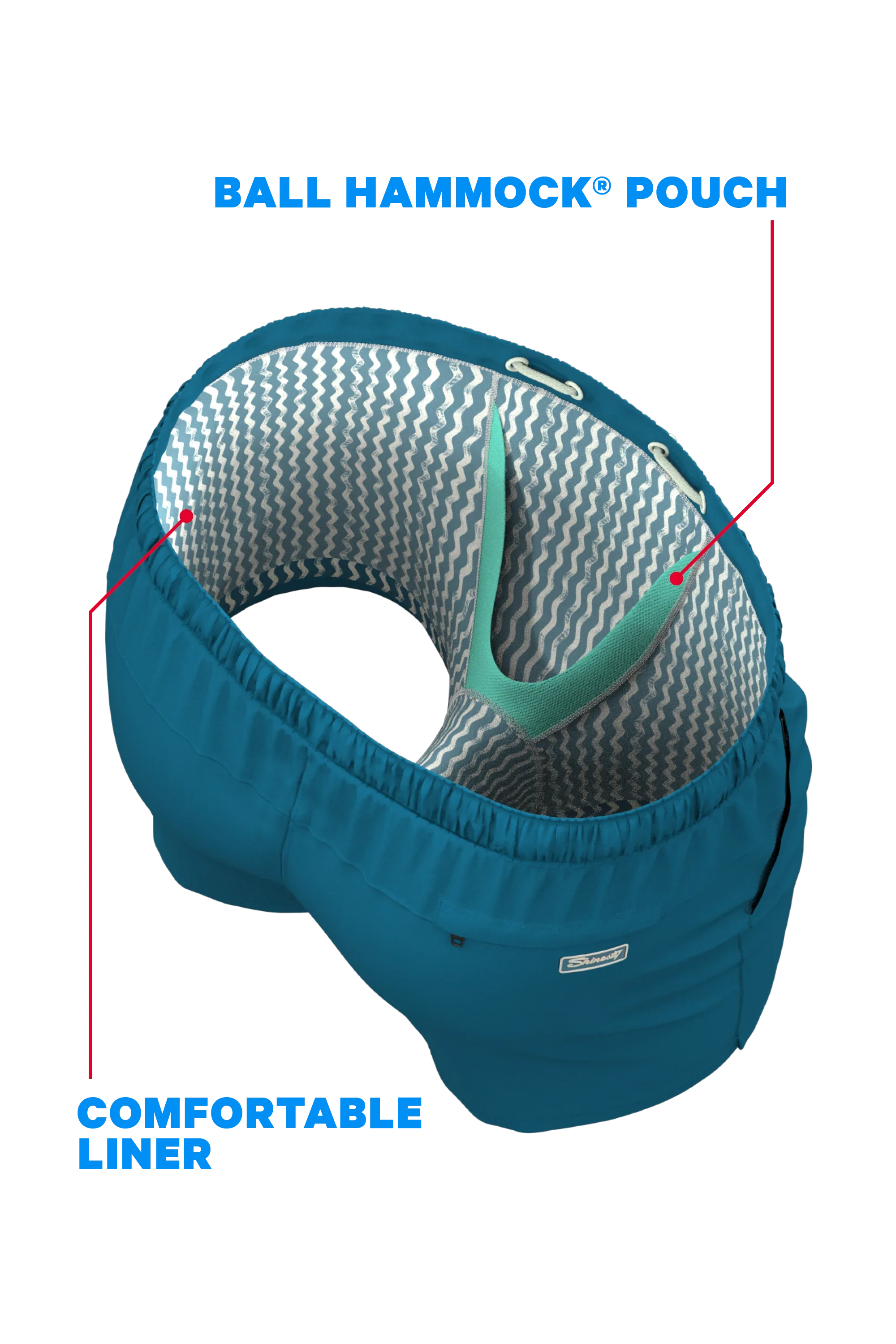 The Lake House | Retro Aztec Ball Hammock® Pouch 5" Swim Trunks - Shinesty - Flyclothing LLC