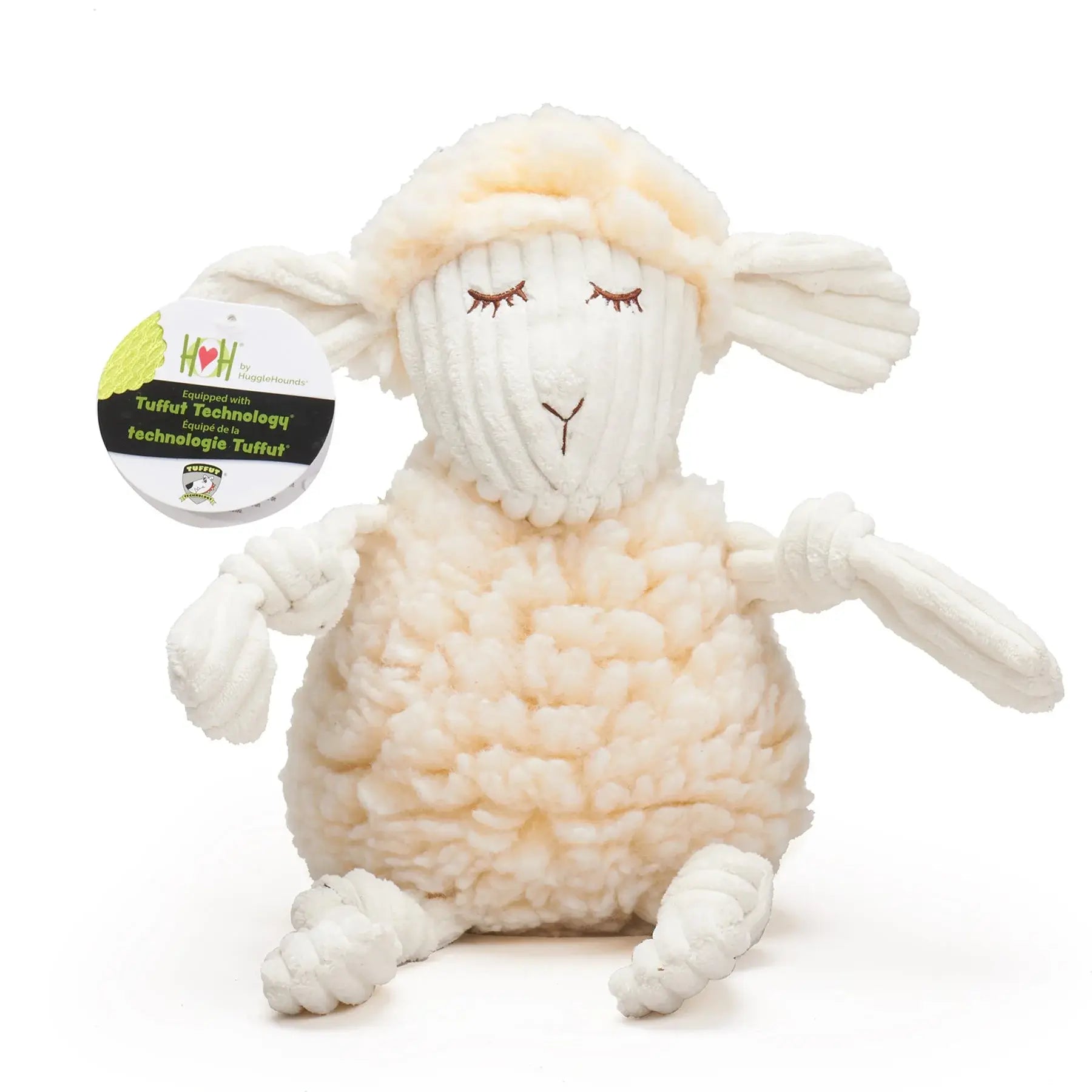 Louise Lamb HuggleFleece® FlufferKnottie™ Plush Dog Toy - HuggleHounds - Flyclothing LLC
