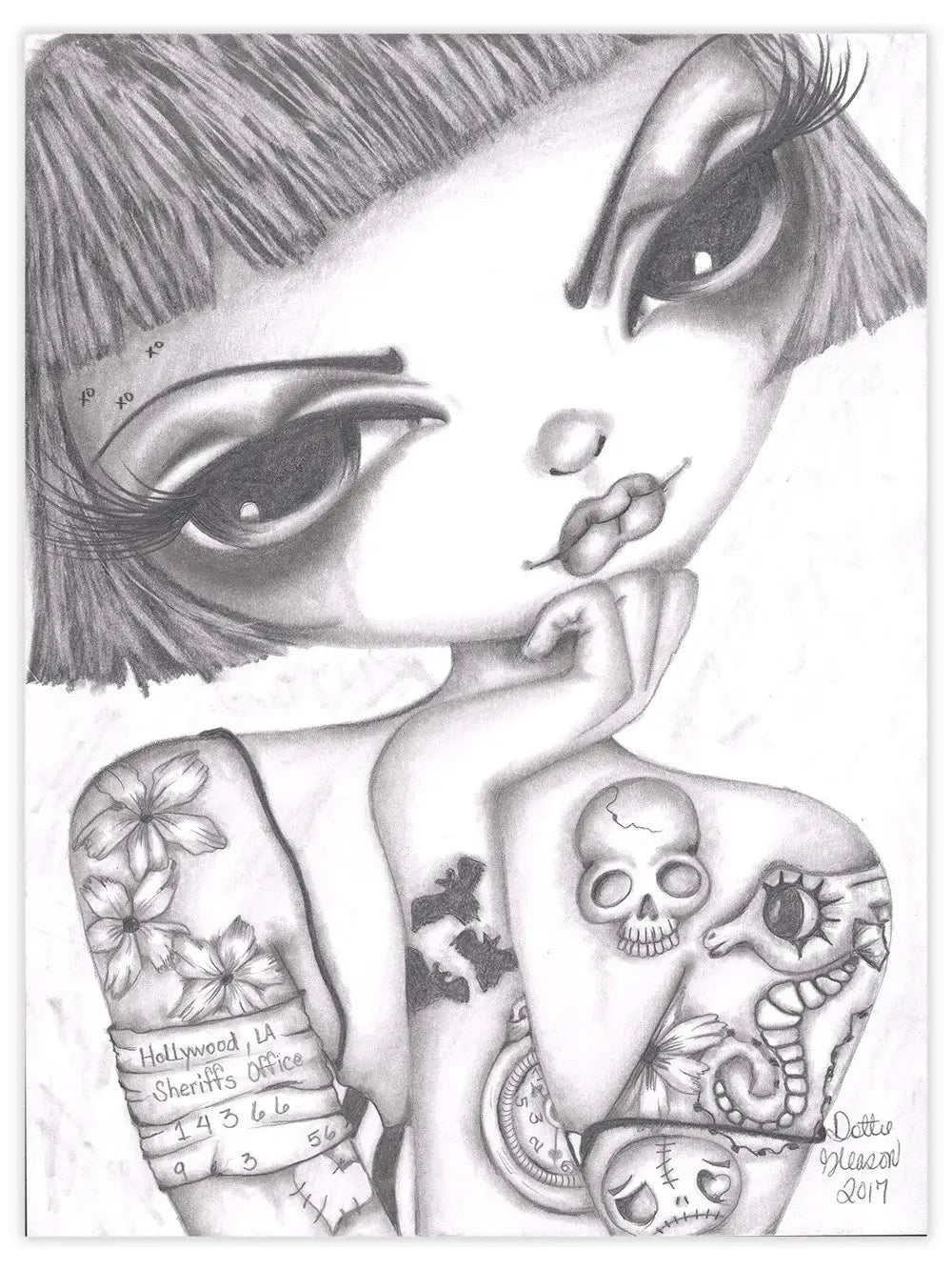 Black Market Art Company Lara Print - Black Market Art Company - Flyclothing LLC
