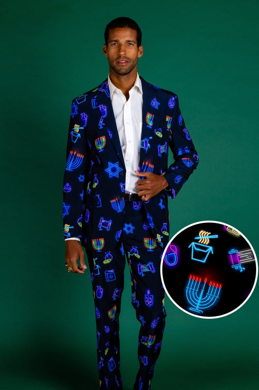 The Latke'd and Loaded | Hanukkah Suit - Shinesty