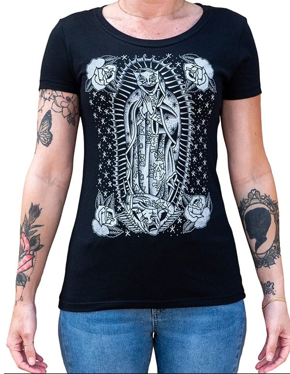 Black Market Art Company Laugh Now Cry Later Women's Loose Neck T-Shirt