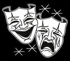 Dre Perales Laugh Now Cry Later Mens T-Shirt - Lowbrow Art Company