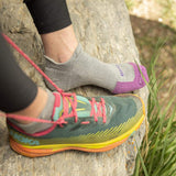 3 Pack Laurel - Run No Show Runweight Merino Wool Sock - GRIP6 - Flyclothing LLC