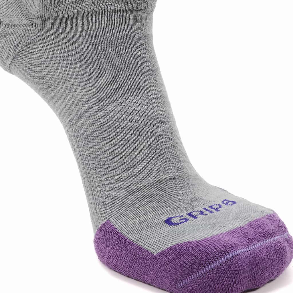 Laurel - Run No Show Runweight Merino Wool Sock - GRIP6 - Flyclothing LLC
