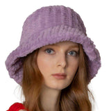 Fuzzy Faux Fur Bucket Hat - Madeline Love - Flyclothing LLC