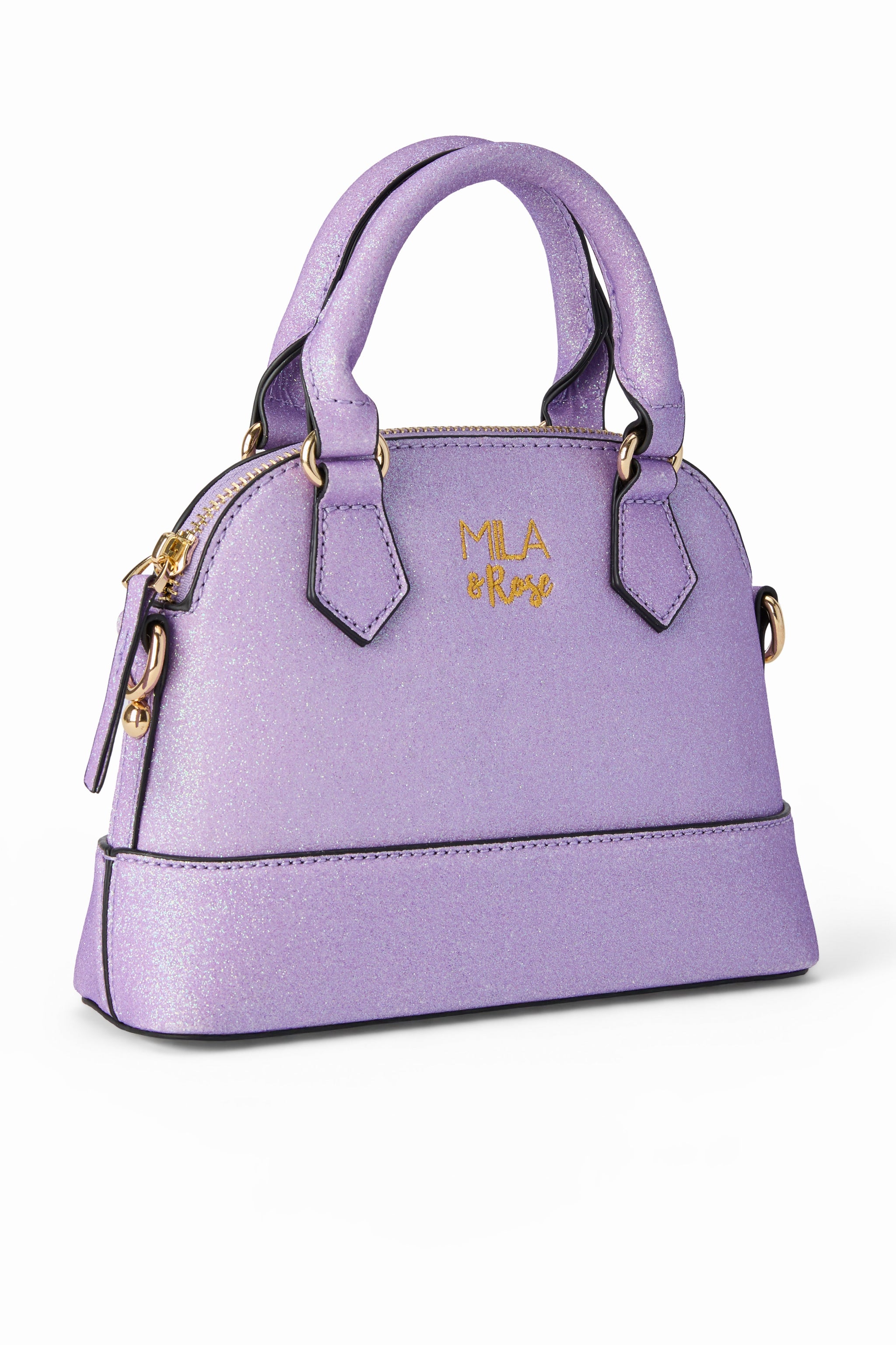 Lavender Glitter Girl's Crossbody Purse - Mila & Rose ® - Flyclothing LLC