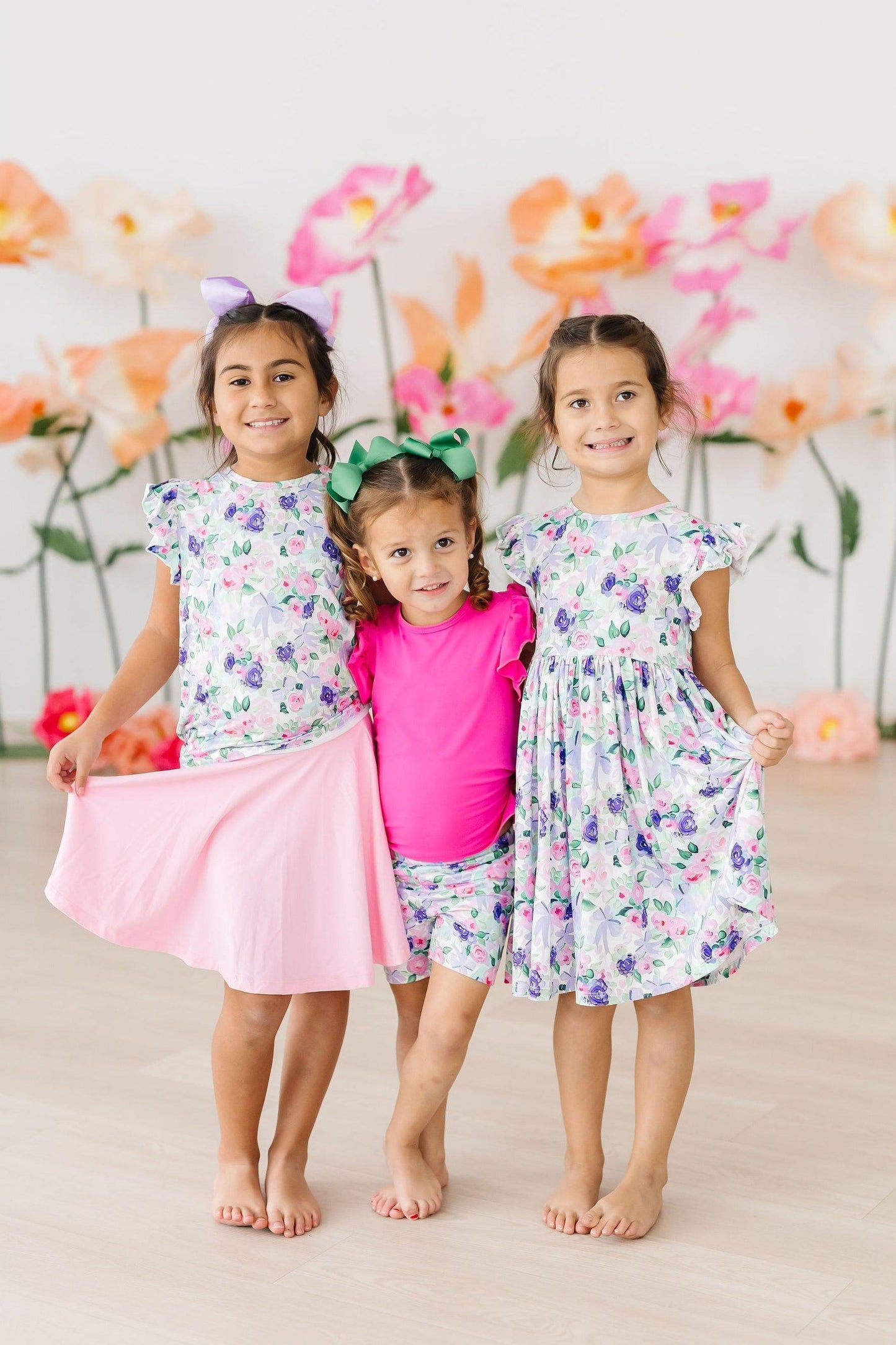 Lavender Love Twirl Shorts - Mila & Rose ®