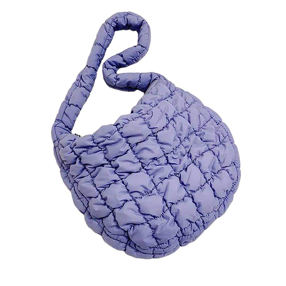 Quilted Puffer Tote Shoulder Bag - Madeline Love - Flyclothing LLC
