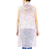 Spring Summer Flower Printed Round Vest - Madeline Love - Flyclothing LLC