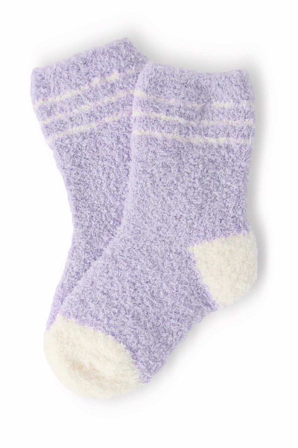 Lavender/Coconut Sporty Cozy Socks - Mila & Rose ® - Flyclothing LLC