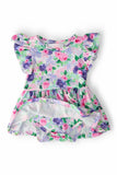 Lavender Love S/S Flutter Twirl Bodysuit - Mila & Rose ®
