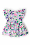 Lavender Love S/S Flutter Twirl Bodysuit