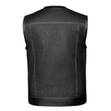 Lawless – Men’s Denim and Leather Club Vest - Unik Just for Bikers - Flyclothing LLC