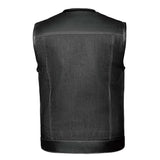 Lawless – Men’s Denim and Leather Club Vest