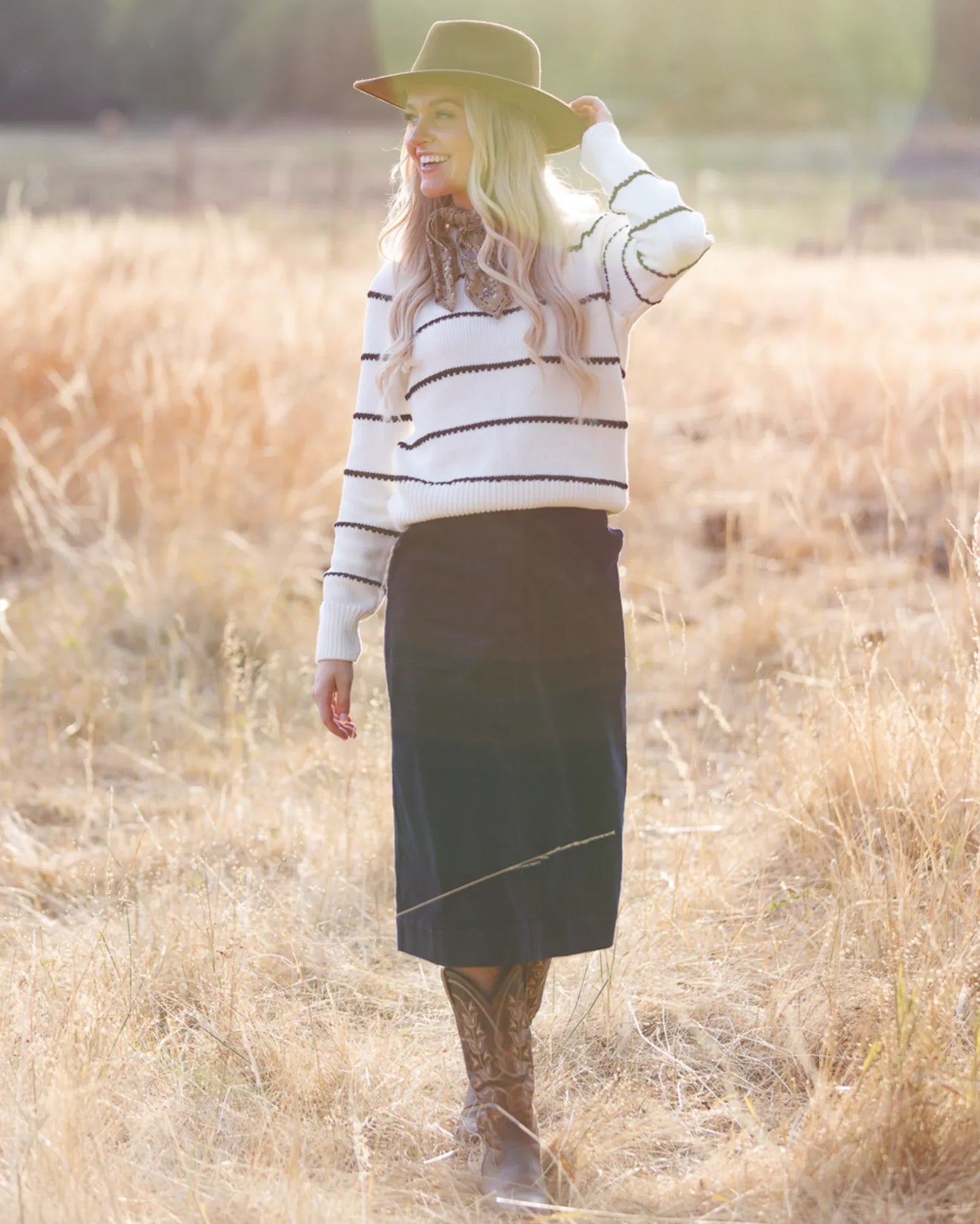 Layla Skirt - Downeast - Flyclothing LLC