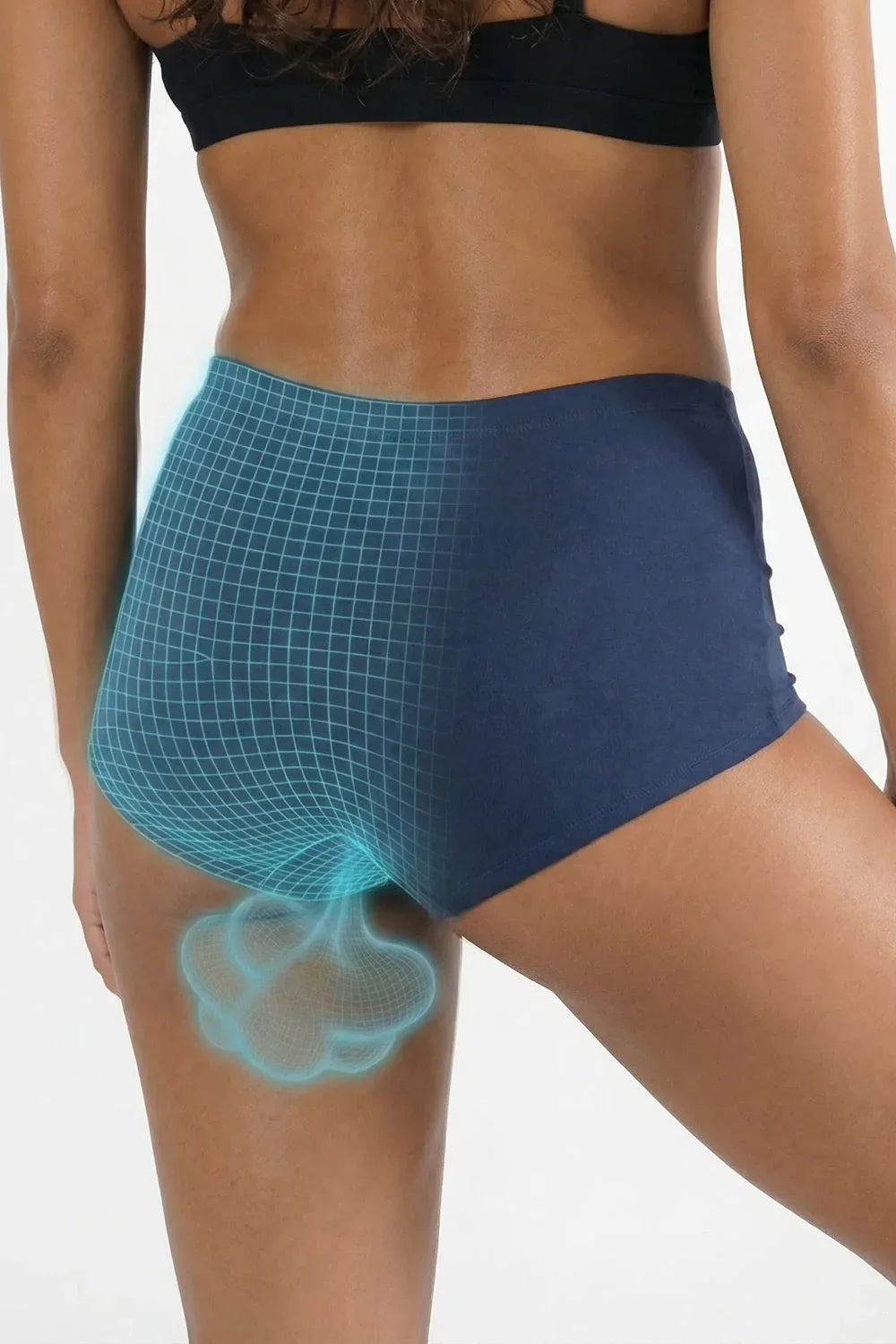 The Big Blue | Navy Fart Proof Boyshort Underwear - Shinesty - Flyclothing LLC